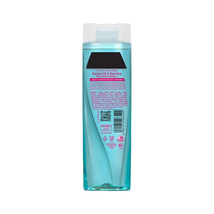 Sunsilk Coconut Oil &amp; Aloe Vera Bouncy Volume Shampoo – 380ml