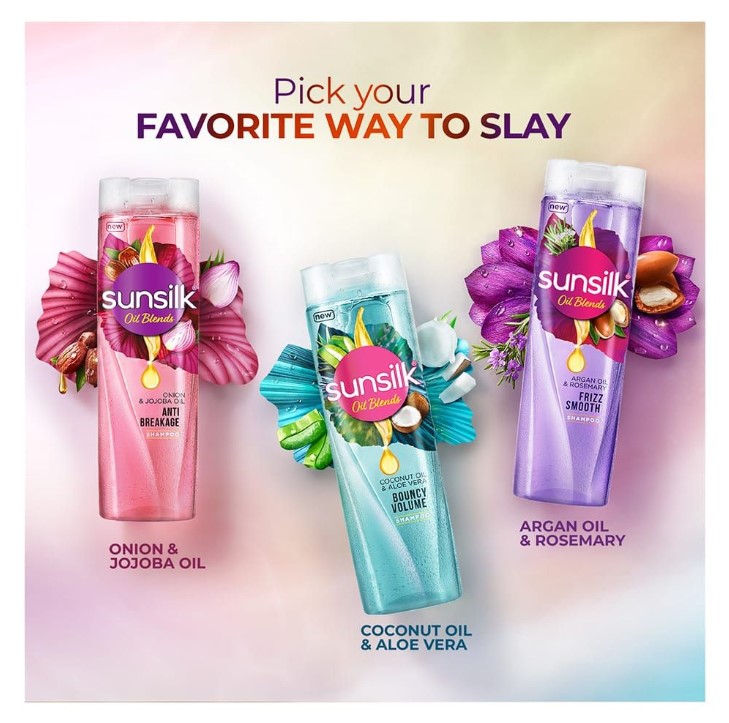 Sunsilk Coconut Oil &amp; Aloe Vera Bouncy Volume Shampoo – 380ml