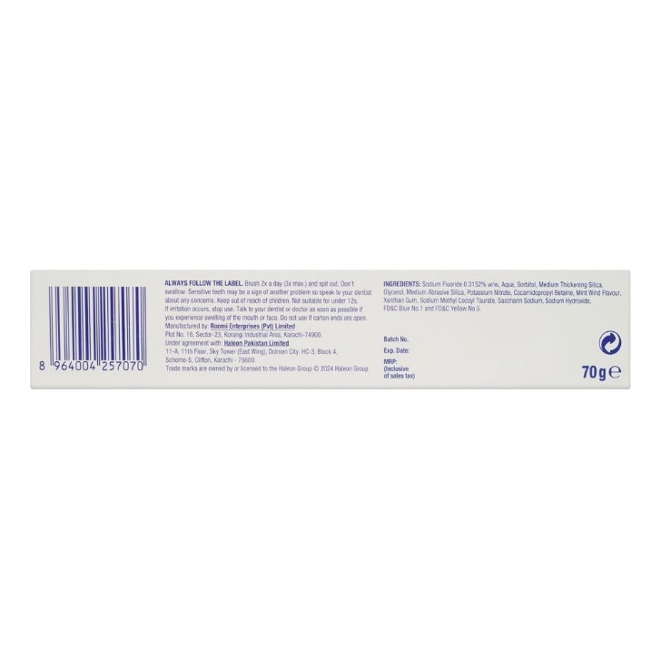 Sensodyne Fluoride Toothpaste – 70g