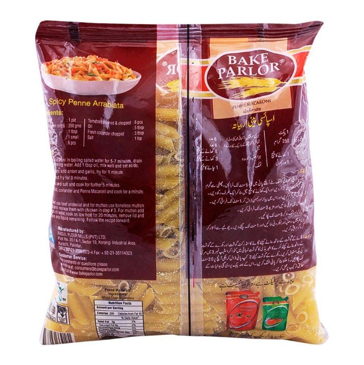 Bake Parlor Penne Macaroni – 400g Pouch