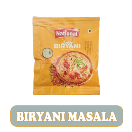 National Biryani 20 gm Sachet Rs 80