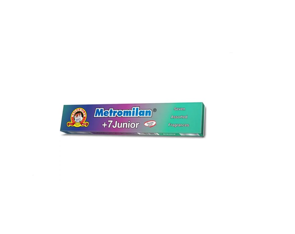 Metromilan +7 Junior Incense Sticks – Seven Assorted Fragrances