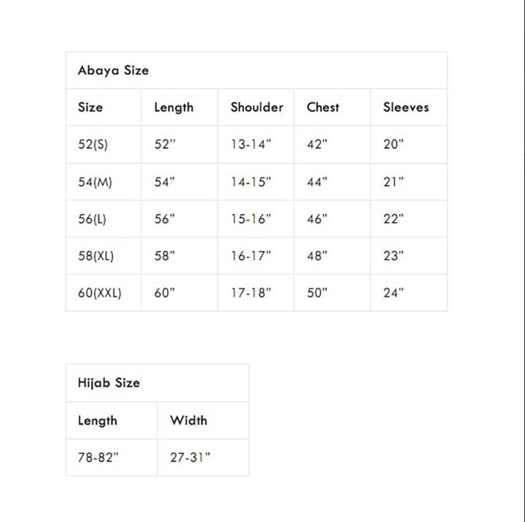 Affinity Majestic Azure Abaya