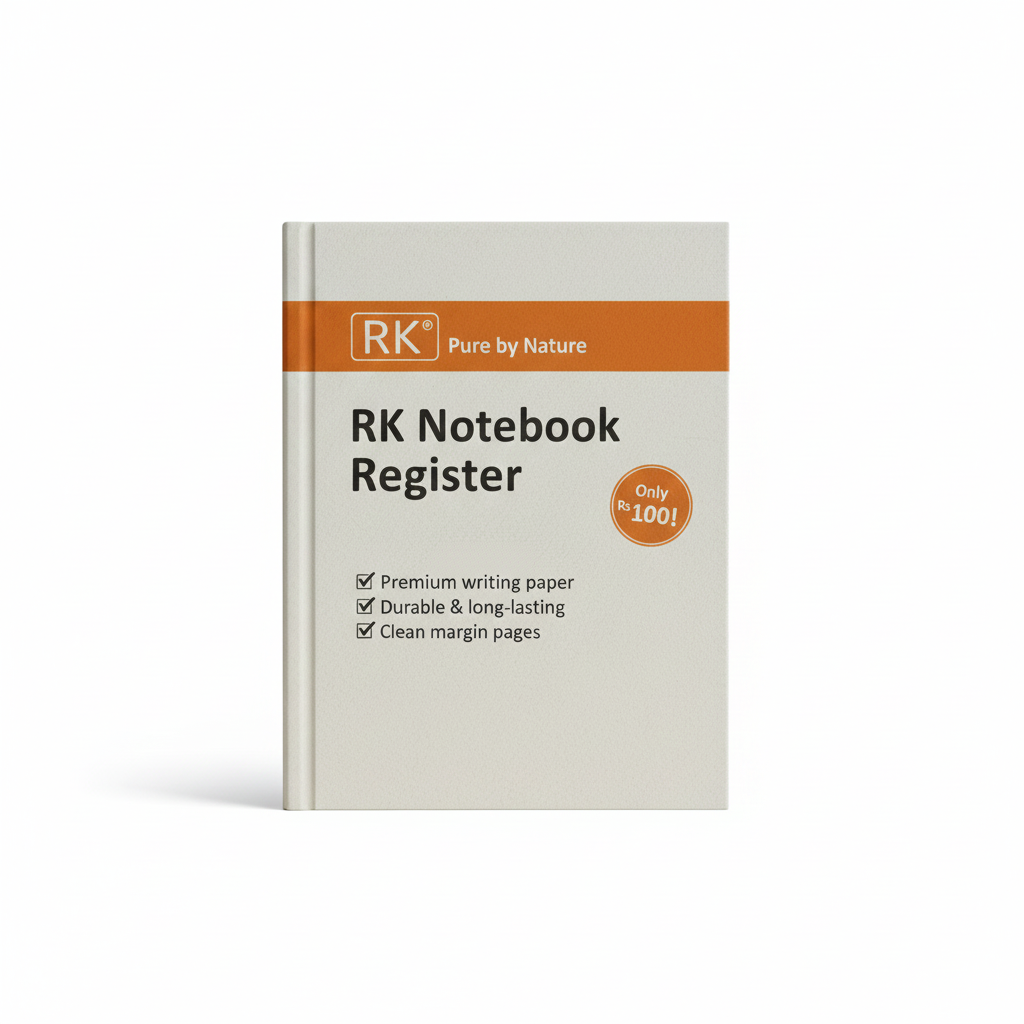 RK Notebook Register – Rs 100