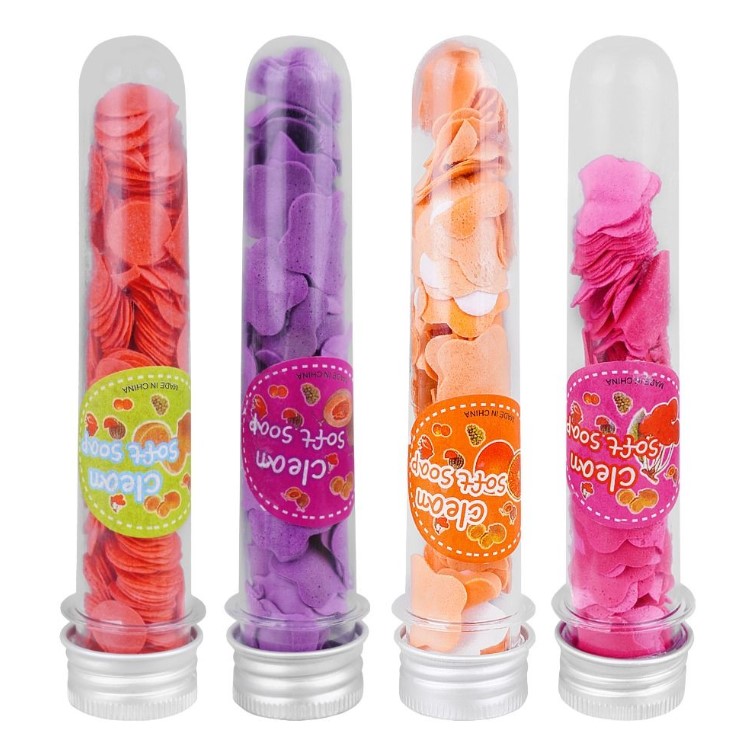 Travelling Paper Soap – Bottle Packing (Assorted Colors)