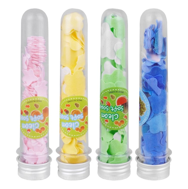 Travelling Paper Soap – Bottle Packing (Assorted Colors)