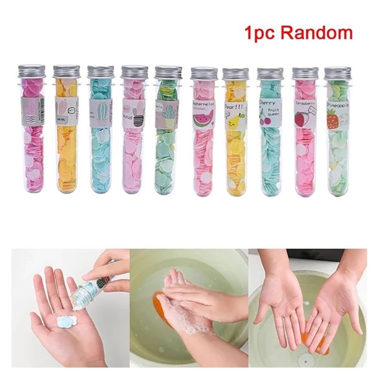 Travelling Paper Soap – Bottle Packing (Assorted Colors)