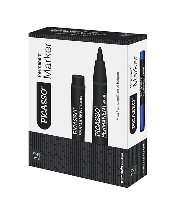 Picasso Permanent Marker – Black (Round Tip, 5mm 90 )