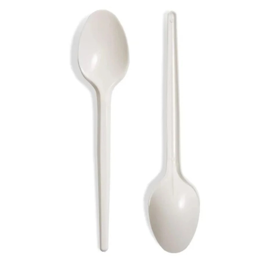 Disposable Clear Plastic Spoon Set – Pack of 100