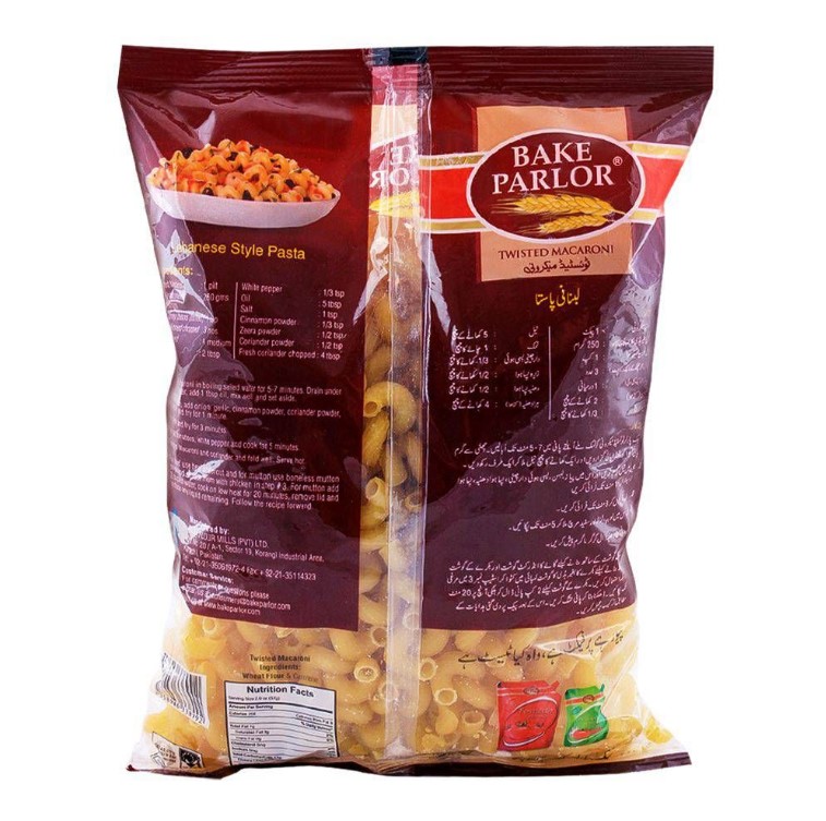 Bake Parlor Twisted Macaroni – 400g Pouch
