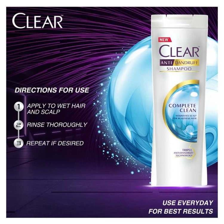 Clear Complete Clean Shampoo – 380ml