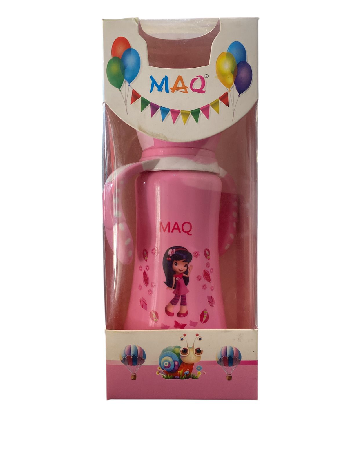 MAQ Premium Baby Feeder – BPA Free &amp; Anti-Colic Pink