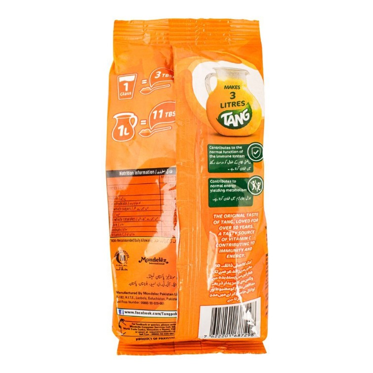 Tang Orange Drink Mix Pouch – 375g