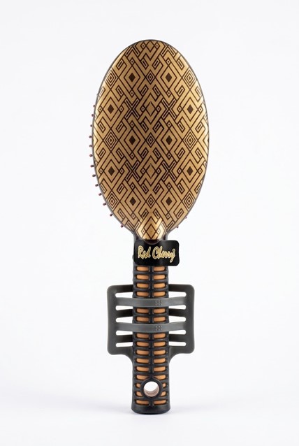 RK Cushion Paddle Hair Brush – Black &amp; Gold