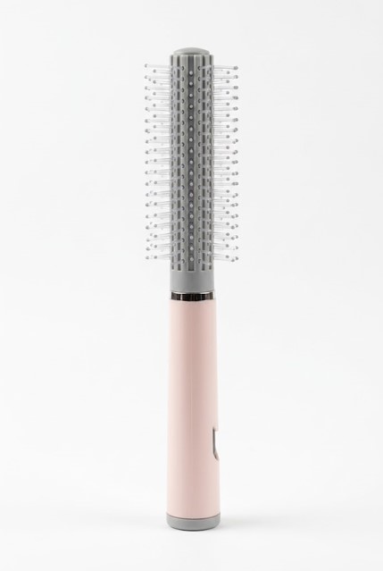 RK Round Styling Hair Brush – Pink &amp; Grey