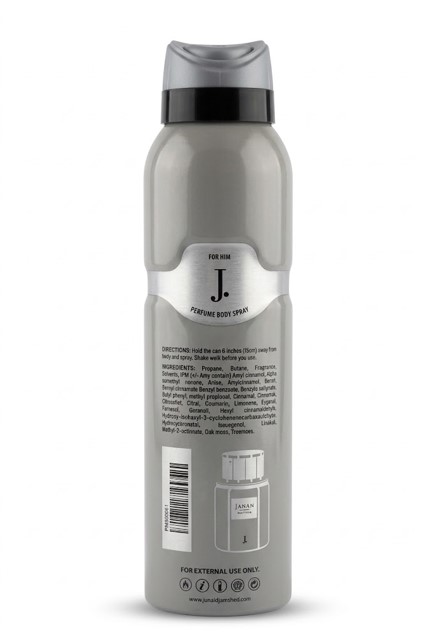 J. Janan Platinum Perfume Body Spray – 150ml