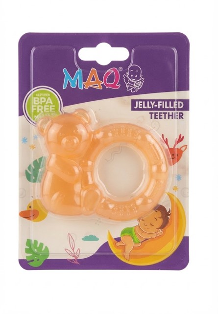 MAQ Jelly-Filled Baby Teether – Assorted Animal Designs