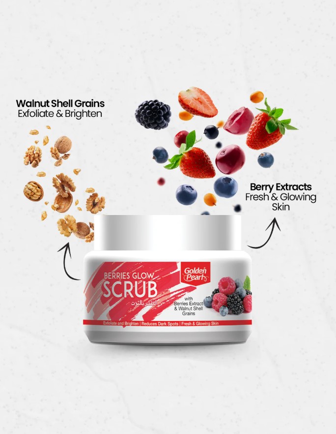 Golden Pearl Berries Glow Scrub – 75ml