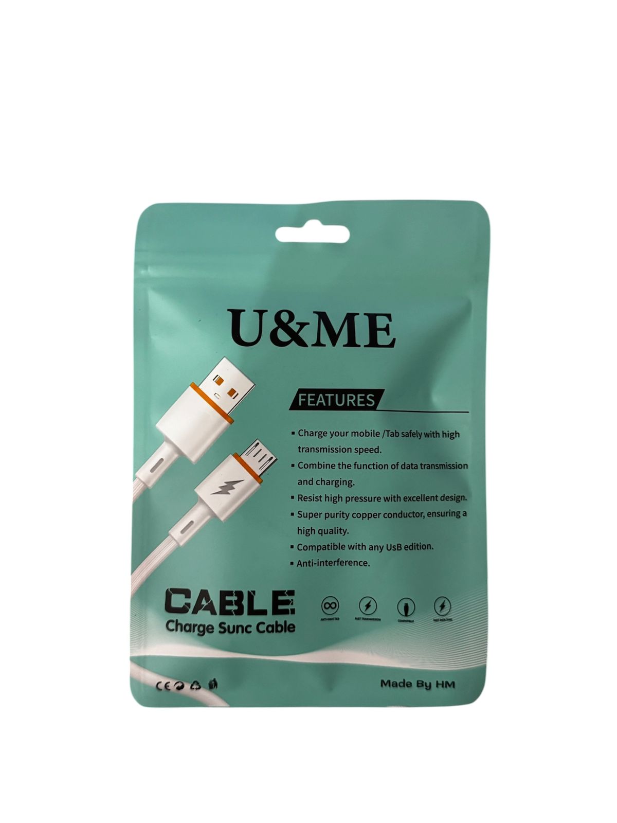 U&amp;amp;ME UM-01 USB to Micro Cable