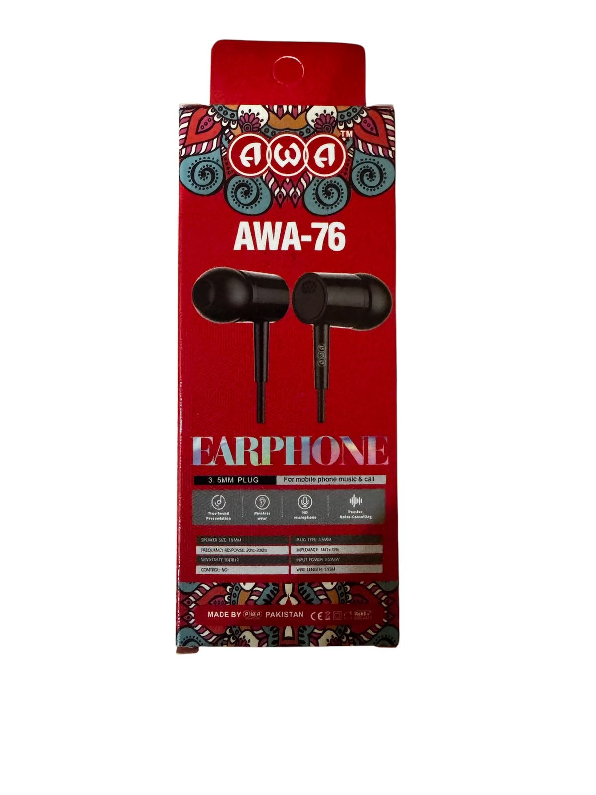 AWA AWA-76 Earphone Maxie