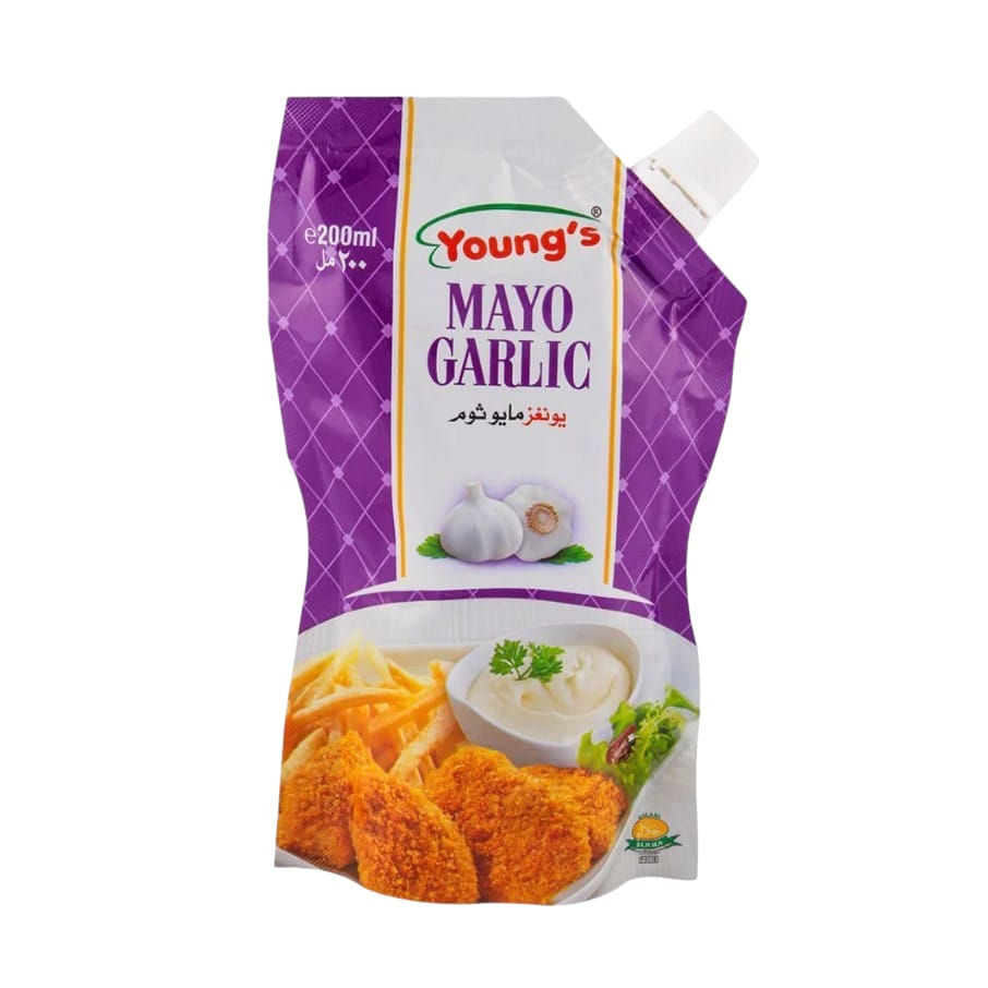 Young's Mayo Garlic 200ml
