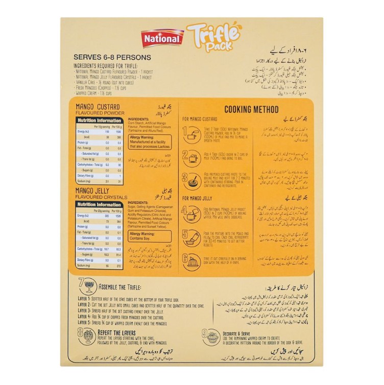 National Mango Trifle Pack – 355g
